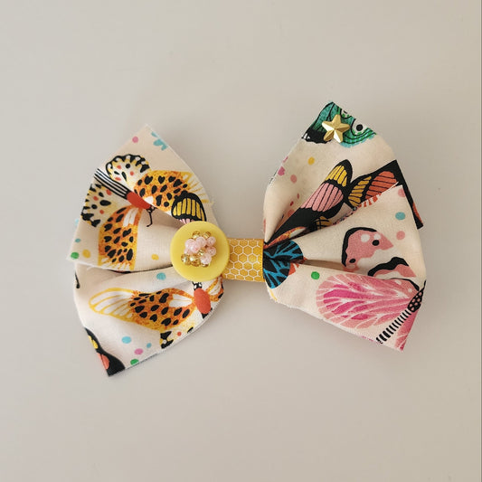 Butterfly Print Bow